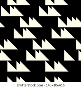 Seamless Vector Geometric Pattern. Editable with easy color change. Triangles