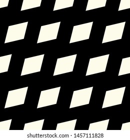 Seamless Vector Geometric Pattern. Editable with easy color change. Parallelogram