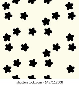 Seamless Vector Geometric Pattern. Editable with easy color change. Flower