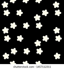 Seamless Vector Geometric Pattern. Editable with easy color change. Flower