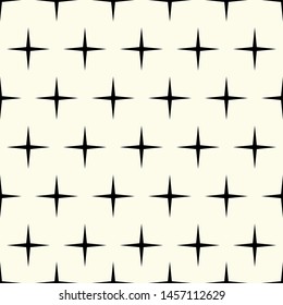 Seamless Vector Geometric Pattern. Editable with easy color change. Stars