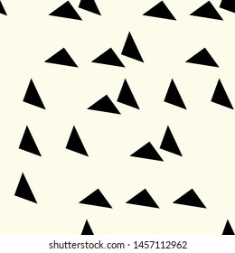 Seamless Vector Geometric Pattern. Editable with easy color change. Triangle