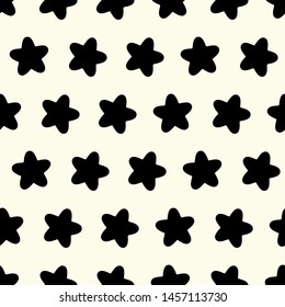 Seamless Vector Geometric Pattern. Editable with easy color change. Stars