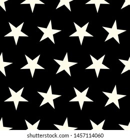 Seamless Vector Geometric Pattern. Editable with easy color change. Stars