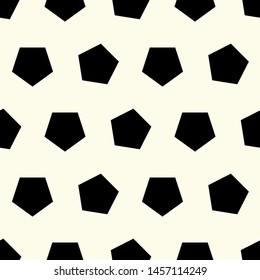 Seamless Vector Geometric Pattern. Editable with easy color change. Pentagon