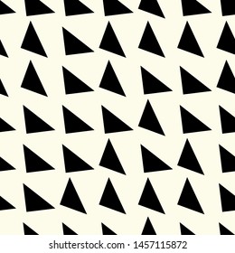 Seamless Vector Geometric Pattern. Editable with easy color change. Triangles