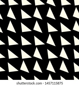 Seamless Vector Geometric Pattern. Editable with easy color change. Triangles