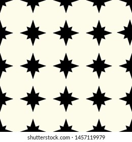 Seamless Vector Geometric Pattern. Editable with easy color change. Stars