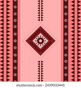 Seamless vector geometric pattern. ethnic pattern background