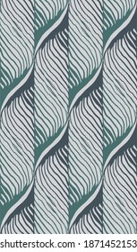 Seamless vector geometric pattern with lines