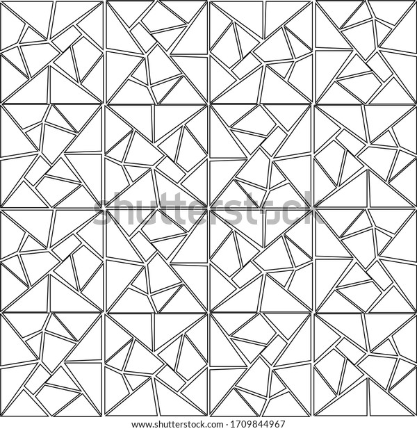 さまざまなデザイン 繊維 壁紙にシームレスなベクター画像幾何学模様 のベクター画像素材 ロイヤリティフリー