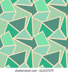 Seamless vector geometric patterns. Background with triangles in pastel colors. Graphic illustration. Print for wrapping, wallpaper, decor, surface