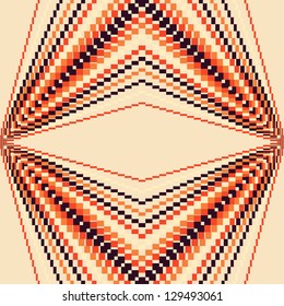 Seamless vector geometric rhombus color pattern background