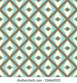 Seamless vector geometric rhombus color pattern background