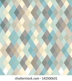Seamless vector geometric rhombus color pattern background