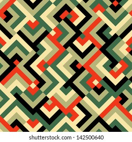 Fondo del patrón de color de rhombus geométrico vectorial sin problemas