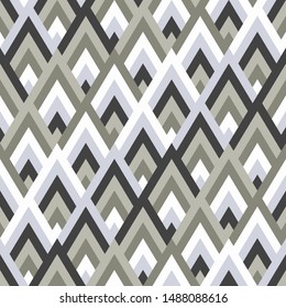 Seamless vector geometric rhombus color pattern background