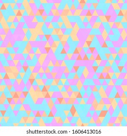 Seamless vector geometric rhombus color pattern background