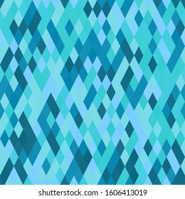 Seamless vector geometric rhombus color pattern background