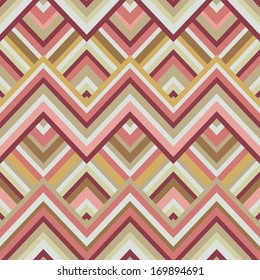 Seamless vector geometric rhombus color pattern background