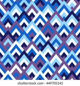 Seamless vector geometric rhombus color pattern background