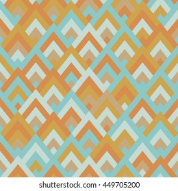 Seamless vector geometric rhombus color pattern background