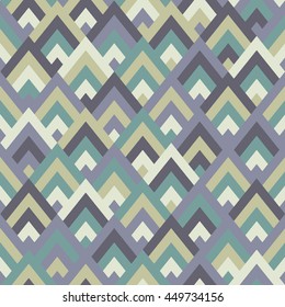 Seamless vector geometric rhombus color pattern background