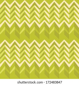 Seamless vector geometric rhombus green pattern background
