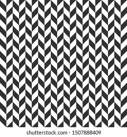 Seamless vector geometric shapes pattern. Repeat abstract zigzag background for fabric, textile, cover, wrapping, web etc. 10 eps black and white design.