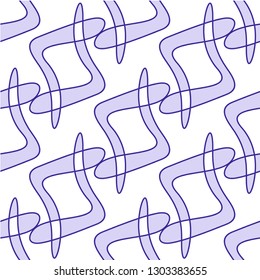 Seamless vector geometric strip pattern background