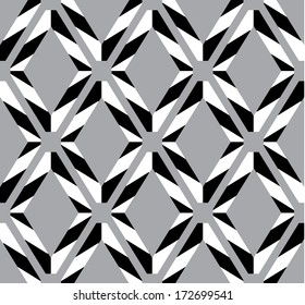 Seamless vector geometric strip pattern background