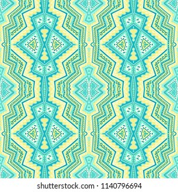 Seamless vector geometric texture, pastel palette