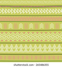 Seamless vector geometric zigzag color pattern background