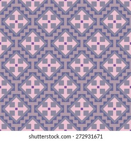 Seamless vector geometric zigzag color pattern background