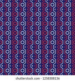 Seamless vector geometrical pattern