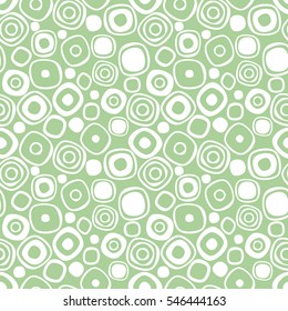 Seamless vector geometrical pattern. Endless background with hand drawn circles. Graphic illustration. Print for cover, fabric, wrapping, background.