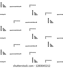 Seamless vector geometrical pattern with hand drawn decorative elements. Graphic design, drawing illustration. Print for fabric, textil, wallpaper, wrapping, packaging. Line drawing. Doddle style, 