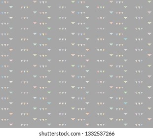 Seamless vector geometrical pattern with hand drawn decorative elements Graphic abstract design, drawing illustration. Print for fabric, textil, wallpaper, wrapping packaging Line drawing Doddle style