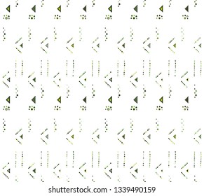 Seamless vector geometrical pattern with hand drawn decorative elements Graphic abstract design, drawing illustration. Print for fabric, textil, wallpaper, wrapping packaging Doddle style
