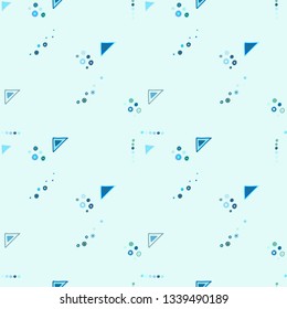 Seamless vector geometrical pattern with hand drawn decorative elements Graphic abstract design, drawing illustration. Print for fabric, textil, wallpaper, wrapping packaging Doddle style