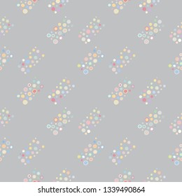 Seamless vector geometrical pattern with hand drawn decorative elements Graphic abstract design, drawing illustration. Print for fabric, textil, wallpaper, wrapping packaging Doddle style