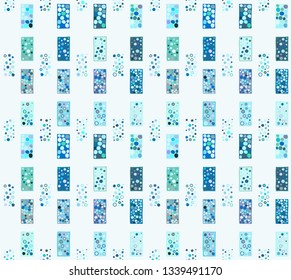 Seamless vector geometrical pattern with hand drawn decorative elements Graphic abstract design, drawing illustration. Print for fabric, textil, wallpaper, wrapping packaging Doddle style