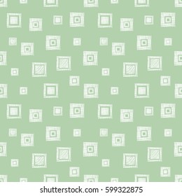 Seamless vector geometrical pattern with rhombus, squares. endless background with hand drawn textured geometric figures. Pastel Graphic illustration Template for wrapping, web backgrounds, wallpaper