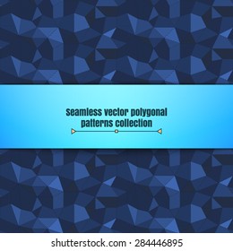 seamless vector geometry polygonal colored pattern illustration