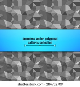 seamless vector geometry polygonal pattern illustration