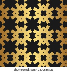 Seamless vector gold floral pattern. Repeat background for fabric, textile, design, cover, wrapping, advertising banner.