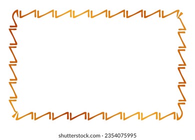 seamless vector gold golden rectangle hand draw sketch floral border
