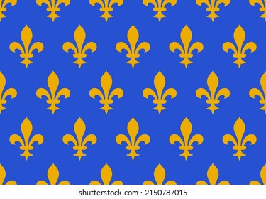 301 Gold fleurs de lis with blue background Images, Stock Photos ...