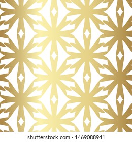 Seamless vector golden background. 10 eps gold repeat pattern for fabric, textile, design, cover, wrapping.
