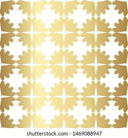 Seamless vector golden background. 10 eps gold repeat pattern for fabric, textile, design, cover, wrapping.